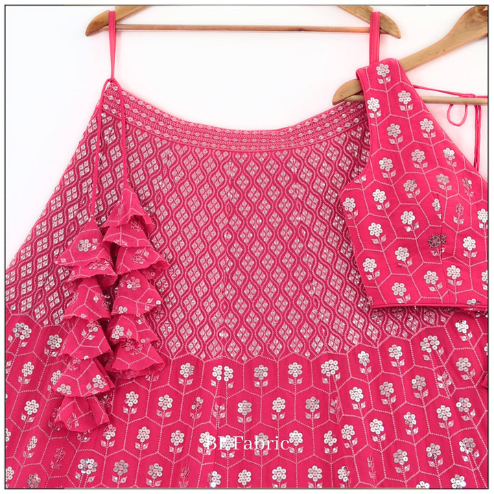 Light Pink color Sequence & Embroidery work Designer Lehenga Choli BL1372 8