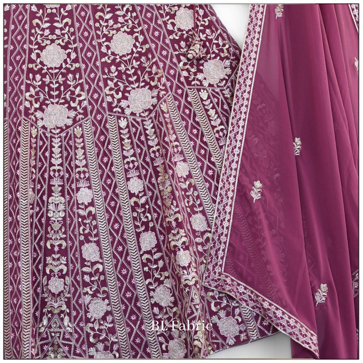 Light Purple color Sequence & Embroidery work Designer Lehenga Choli for Wedding Function BL1373 8