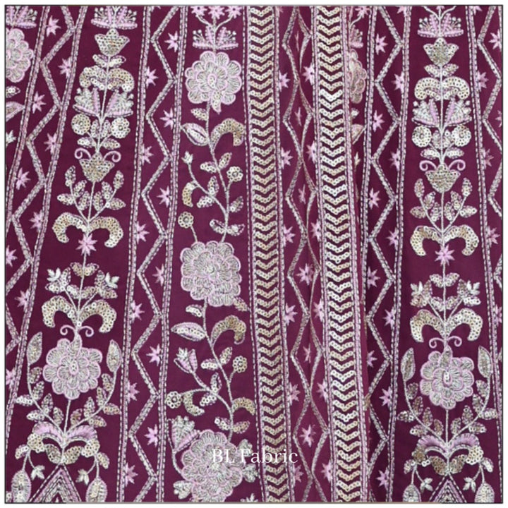 Light Purple color Sequence & Embroidery work Designer Lehenga Choli for Wedding Function BL1373 9
