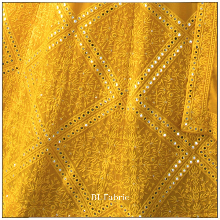 Yellow color Sequence & Embroidery work Designer Lehenga Choli for Haldi Function BL1377 4
