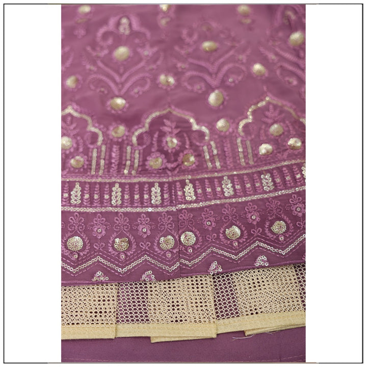 Rosy Brown color Embroidery work Designer Lehenga Choli for Wedding Function 3
