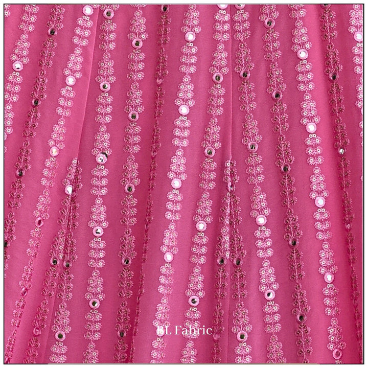 Pink color Mirror & Embroidery work Designer Lehenga Choli BL1231 6