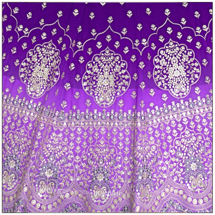 Shadding Purple color Sequence Embroidery work Designer Lehenga choli for Wedding Function BL1431 9