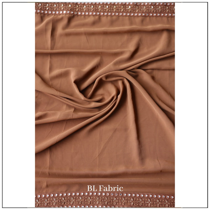 Brown color Mirror & Sequence Embroidery work Designer Wedding Lehenga Choli BL1259 6