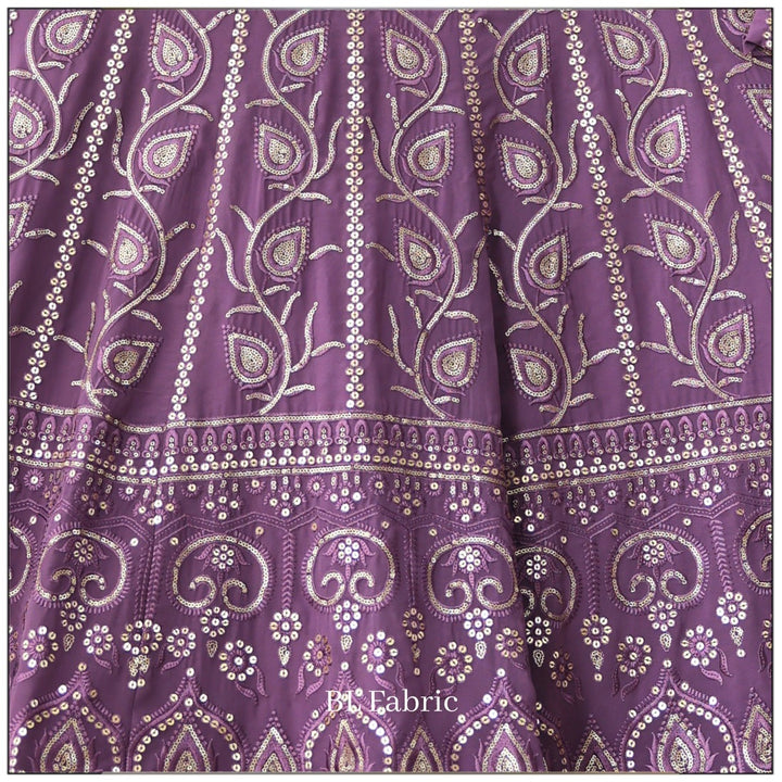 Rosy Purple color Sequence & Thread work Designer Wedding Lehenga Choli For Wedding Function BL1284 4