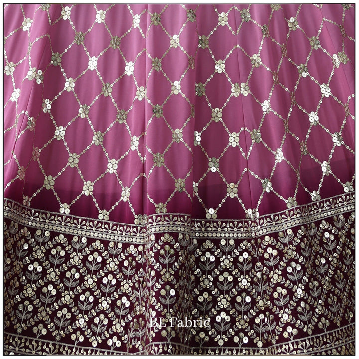 Pink color Sequence & Thread work Designer Wedding Lehenga Choli For Haldi & Mehendi Function BL1285 4