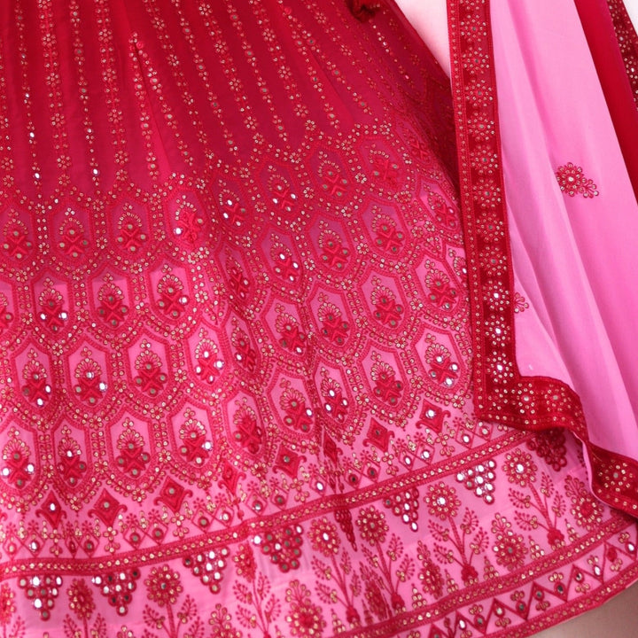 Shadding Pink color Sequence & Thread work Designer Wedding Lehenga Choli For Wedding Function BL1287 3