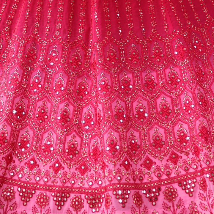 Shadding Pink color Sequence & Thread work Designer Wedding Lehenga Choli For Wedding Function BL1287 4