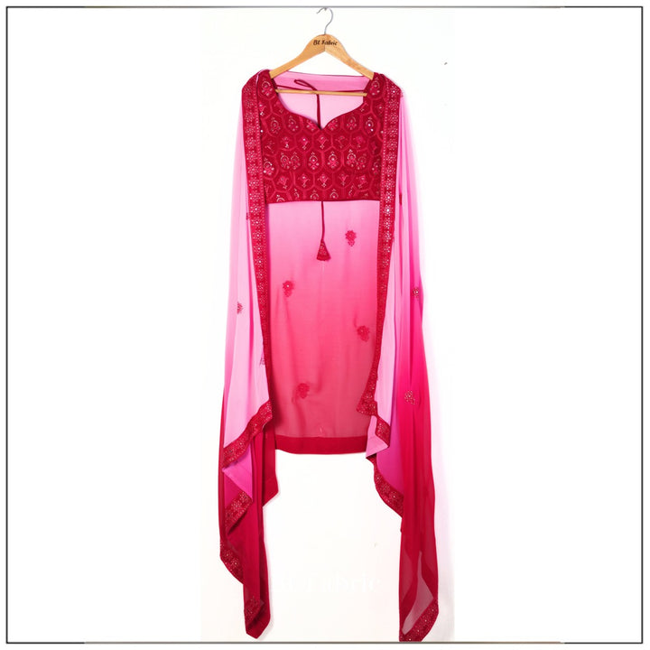 Shadding Pink color Sequence & Thread work Designer Wedding Lehenga Choli For Wedding Function BL1287 5