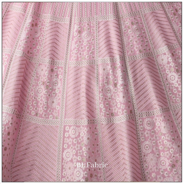 Light Pink color Sequence Embroidery work Designer Wedding Lehenga Choli BL1320 6