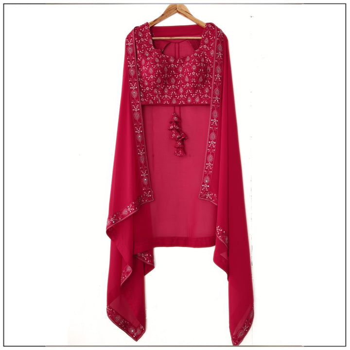 Pink color Mirror & Thread work Designer Wedding Lehenga Choli For Wedding Function BL1344 6