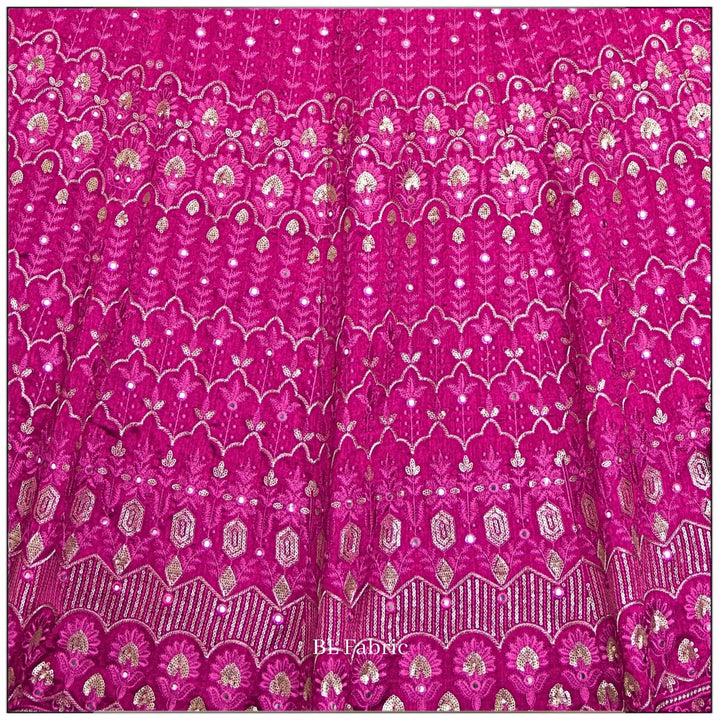 Pink color Designer Sequence Embroidery work Lehenga choli for Wedding Function BL1403 8