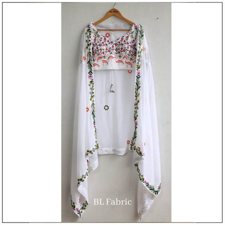 White color Sequence & Thread work Designer Wedding Lehenga Choli For Wedding Function BL1286 6