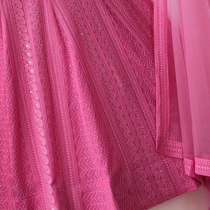 Light Pink color Sequence & Thread work Designer Wedding Lehenga Choli For Wedding Function BL1275 3