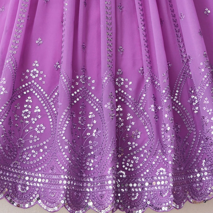 Light Purple color Sequence Thread work Designer Wedding Lehenga Choli For Wedding Function BL1297 4