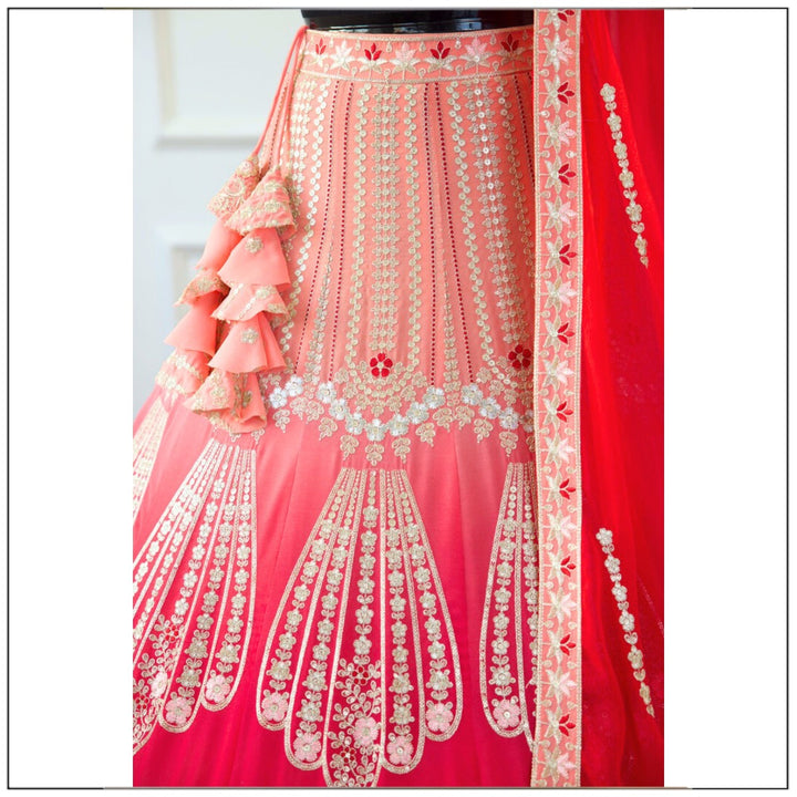 Shadding Pink color Sequence Embroidery work Designer Lehenga Choli for Wedding Function BL1391 3