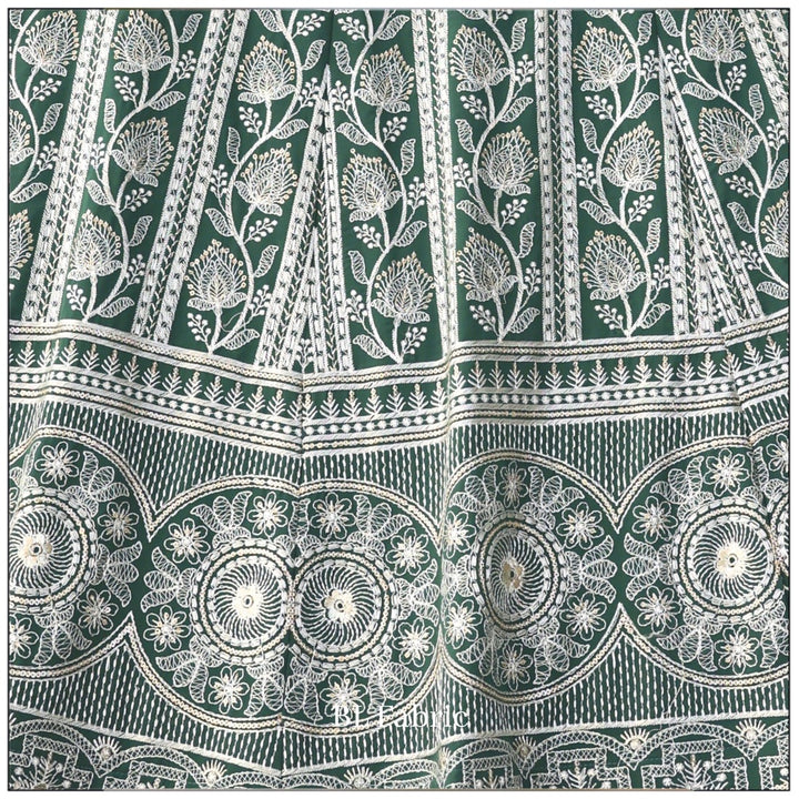 Mid Green color Sequence & Thread Embroidery work Designer Wedding Lehenga Choli BL1331 5