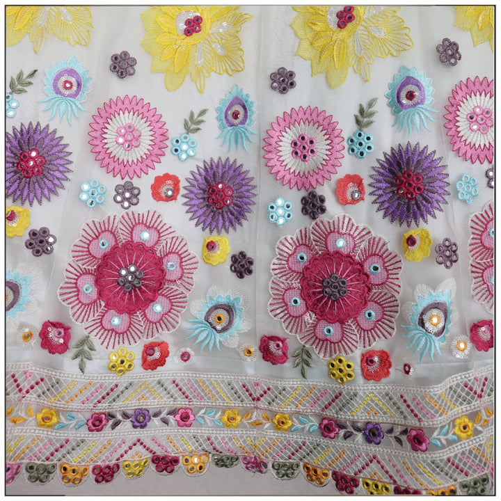 Beautiful Multi Thready Embroidery & Mirror work Designer Lehenga Choli BL1225 6