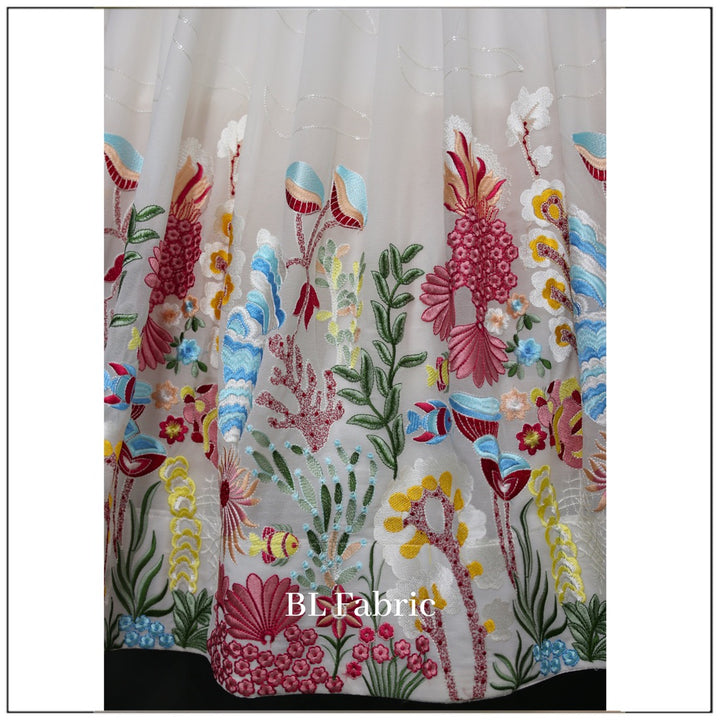 White color Embroidery & Sequence work Designer Lehenga Choli BL1212_white 4