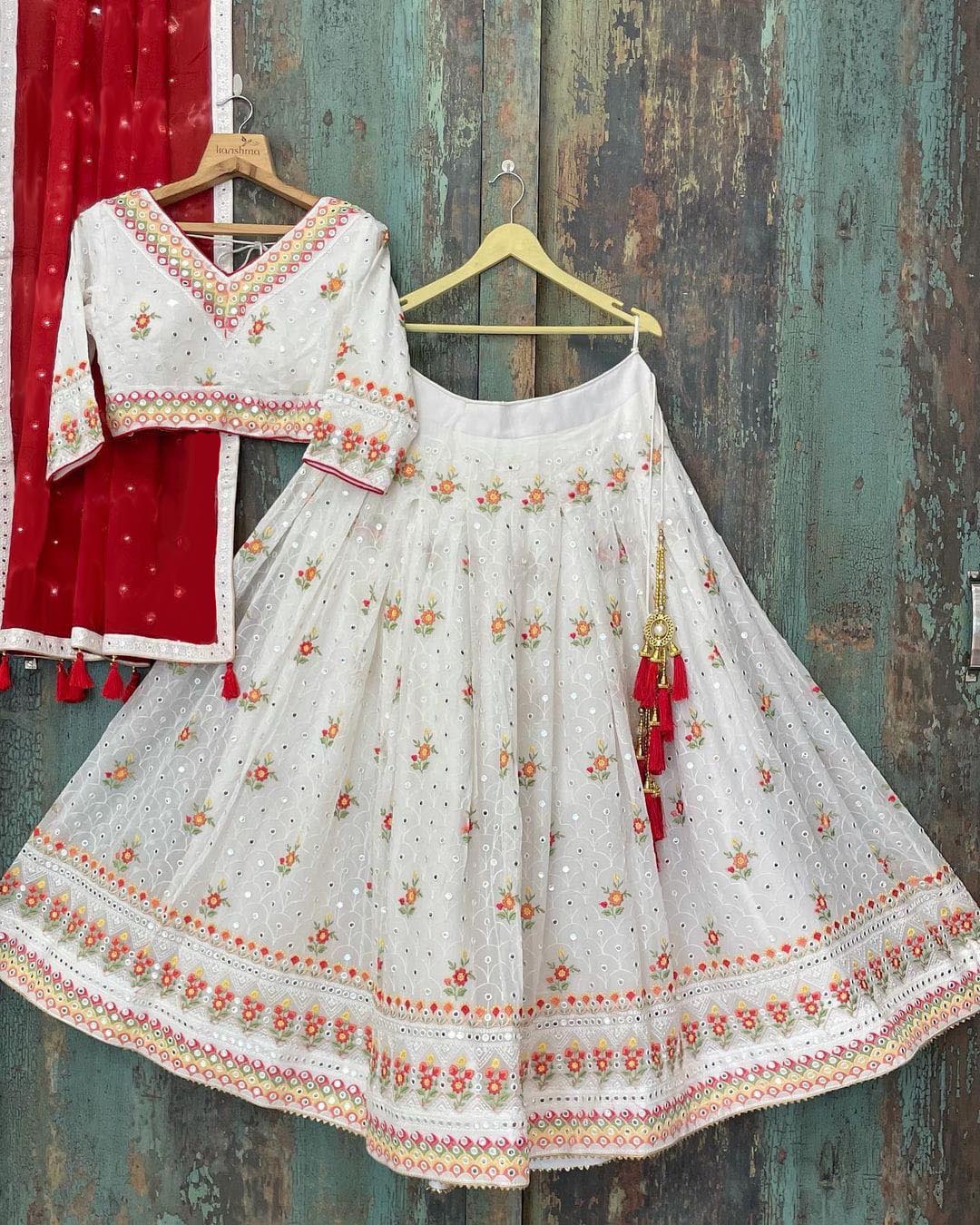 Multi Color Fancy Printed Silk Lehenga Choli | Silk lehenga, Western dresses  for girl, Gowns for girls